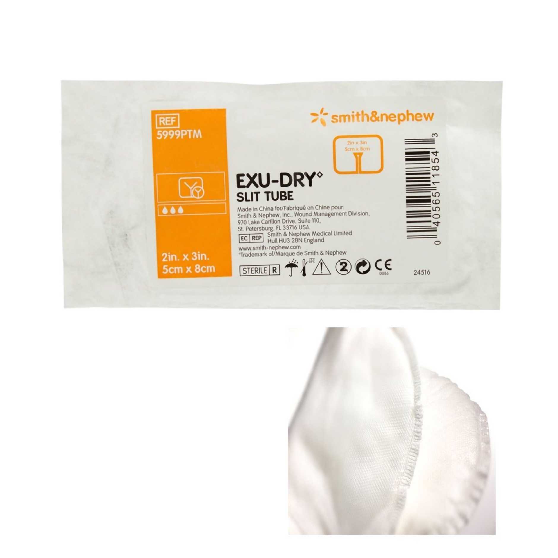 Smith & Nephew Exu-Dry Slit Tube Dressing Full Absorbency | Medisa Smith & Nephew Exu-Dry Slit Tube Dressing Full Absorbency | Medisa