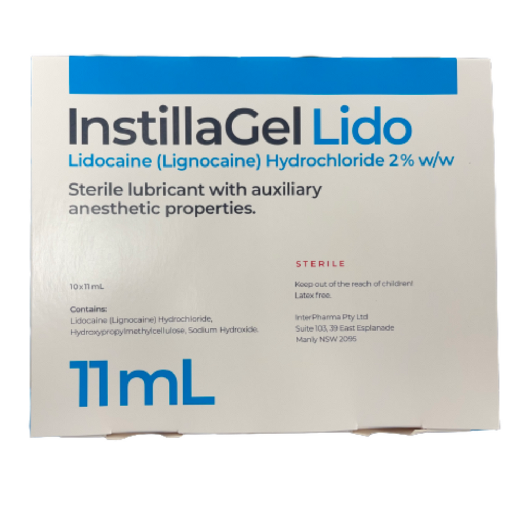 InstillaGel Lido 11ml Lidocaine lignocaine Hydrochloride | Medisa InstillaGel Lido 11ml Lidocaine lignocaine Hydrochloride | Medisa