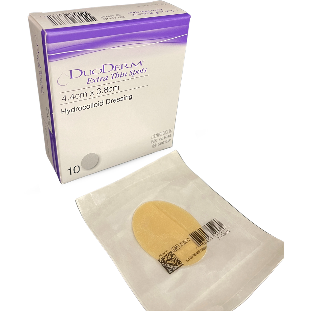 ConvaTec Duoderm Dressing 40Mm Spot 4.4cm x 3.8cm Extra ConvaTec Duoderm Dressing 40Mm Spot 4.4cm x 3.8cm Extra