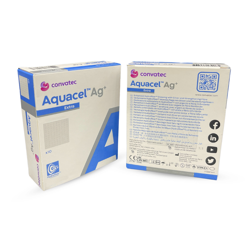 X-Fusion All Ages Hair Care & Styling Aquacel AG+ Extra Silver Hydrofiber Wound Dressings 4cm X 20cm - Box Of 10 Aquacel Ag Extra X-Fusion All Ages Hair Care & Styling Aquacel AG+ Extra Silver Hydrofiber Wound Dressings 4cm X 20cm - Box Of 10 Aquacel Ag Extra