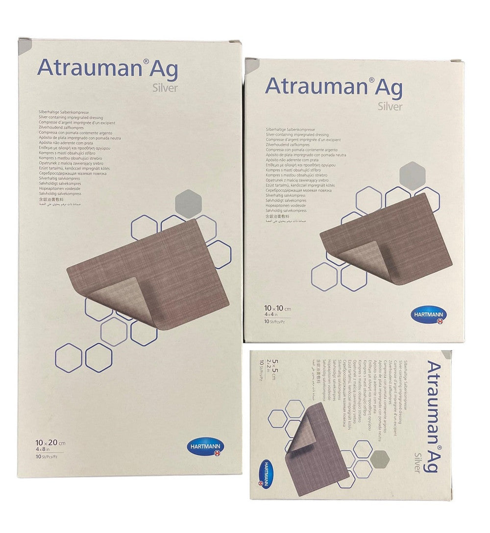 Hartmann Atrauman Ag Silver Wound Contact Layer Dressing Hartmann Atrauman Ag Silver Wound Contact Layer Dressing