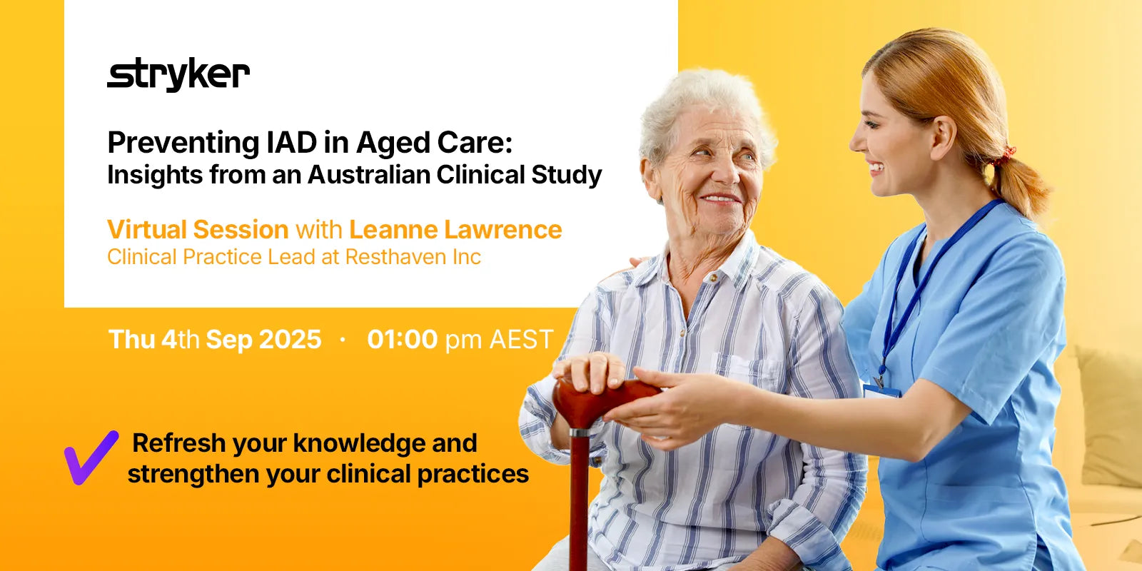 Preventing IAD in Aged Care: Insights from an Australian Clinical Study