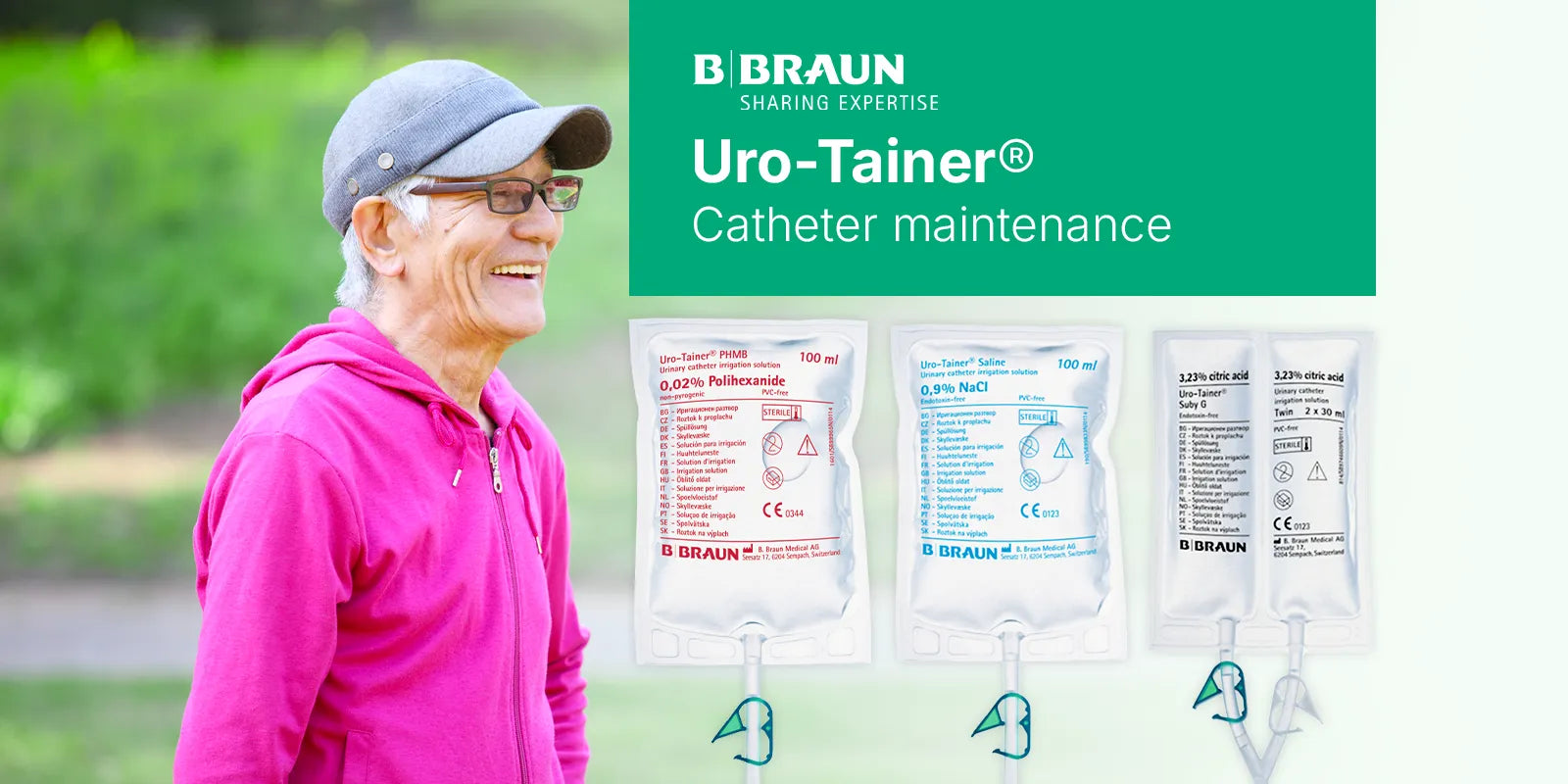 B. Braun Uro-Tainer® Catheter Maintenance Solutions