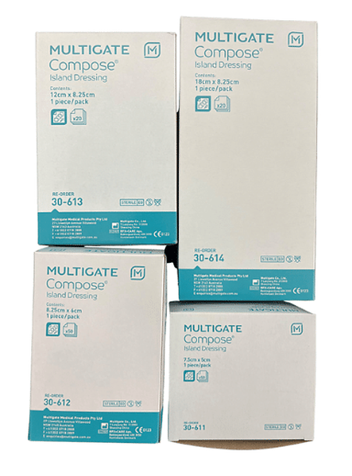 Multigate Multisorb Dressing Multigate Compose Island Dressing | Medisa