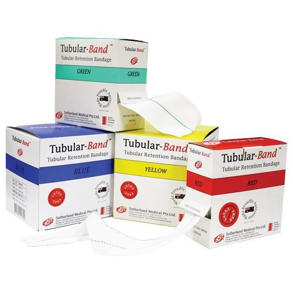 Tubular Band Retention Bandage, Latex Free, Roll of 10M - All Sizes