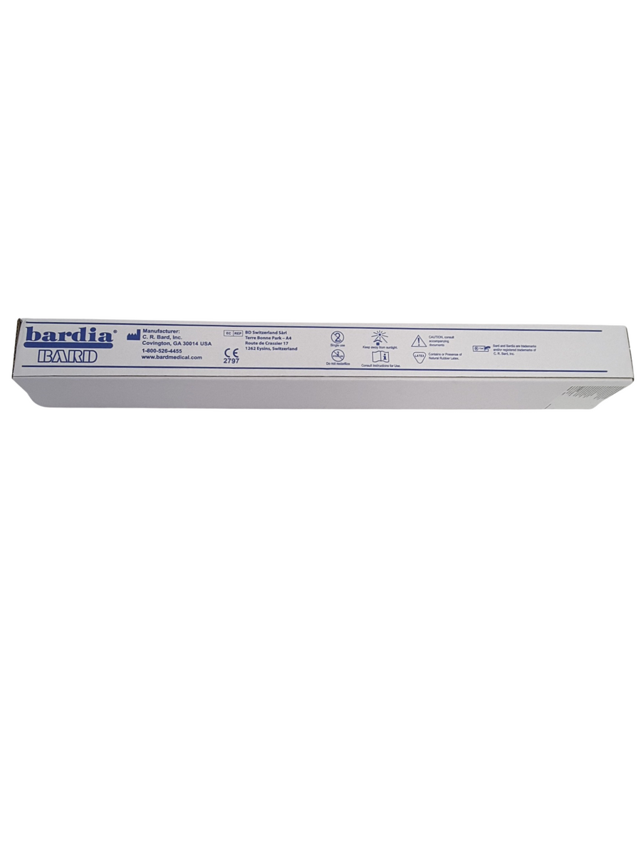 Bardia Catheter 18G 10cc Silicone Coated Latex 40cm Grey Box