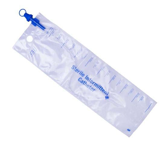 MDevices Enclosed Catheter 8Fg Intermittent Sterile With Gel And Bag