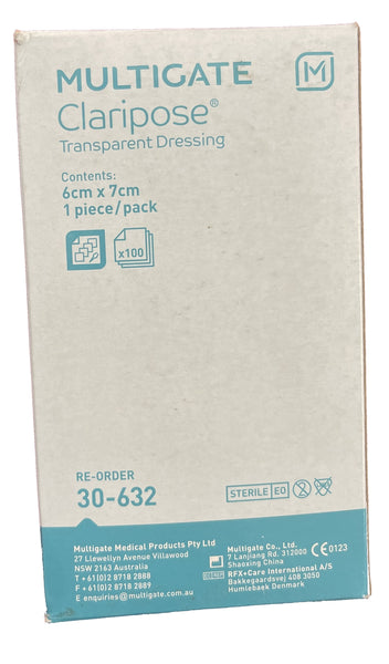 Multigate Claripose Transparent Dressing Film Waterproof Sterile