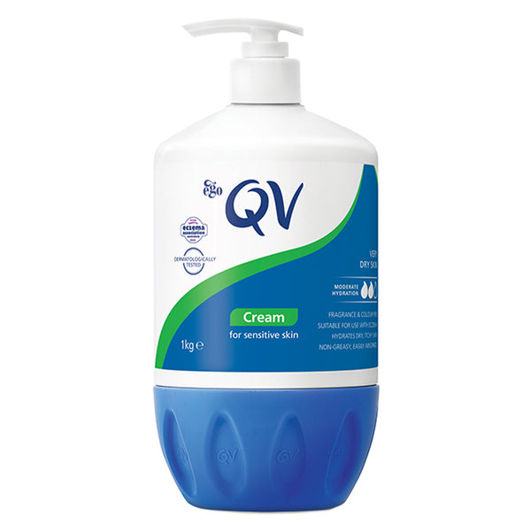 Ego Qv Cream 1Kg Pump Bottle, Each (11001)
