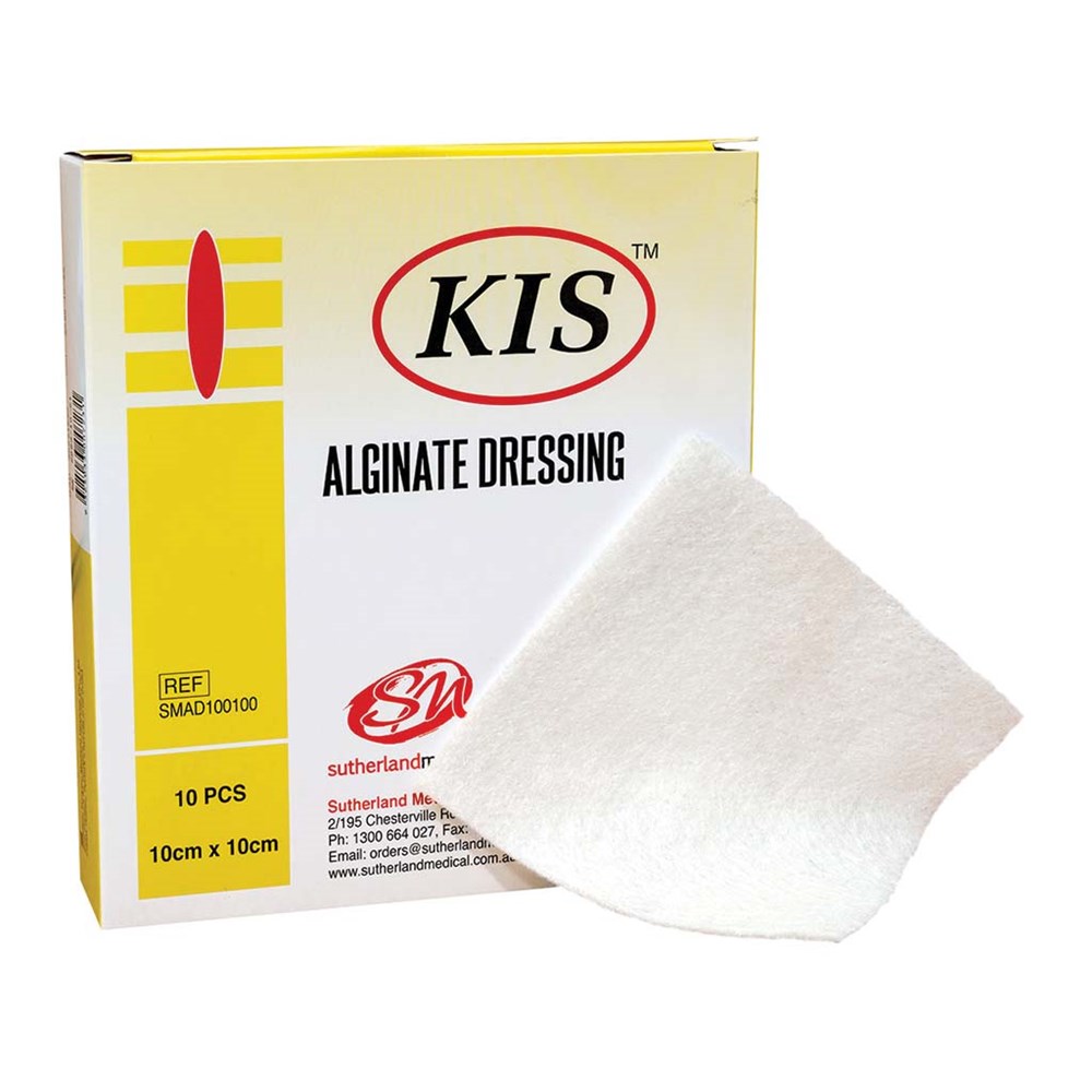 KIS Alginate Dressing Regular Sheet - All Sizes