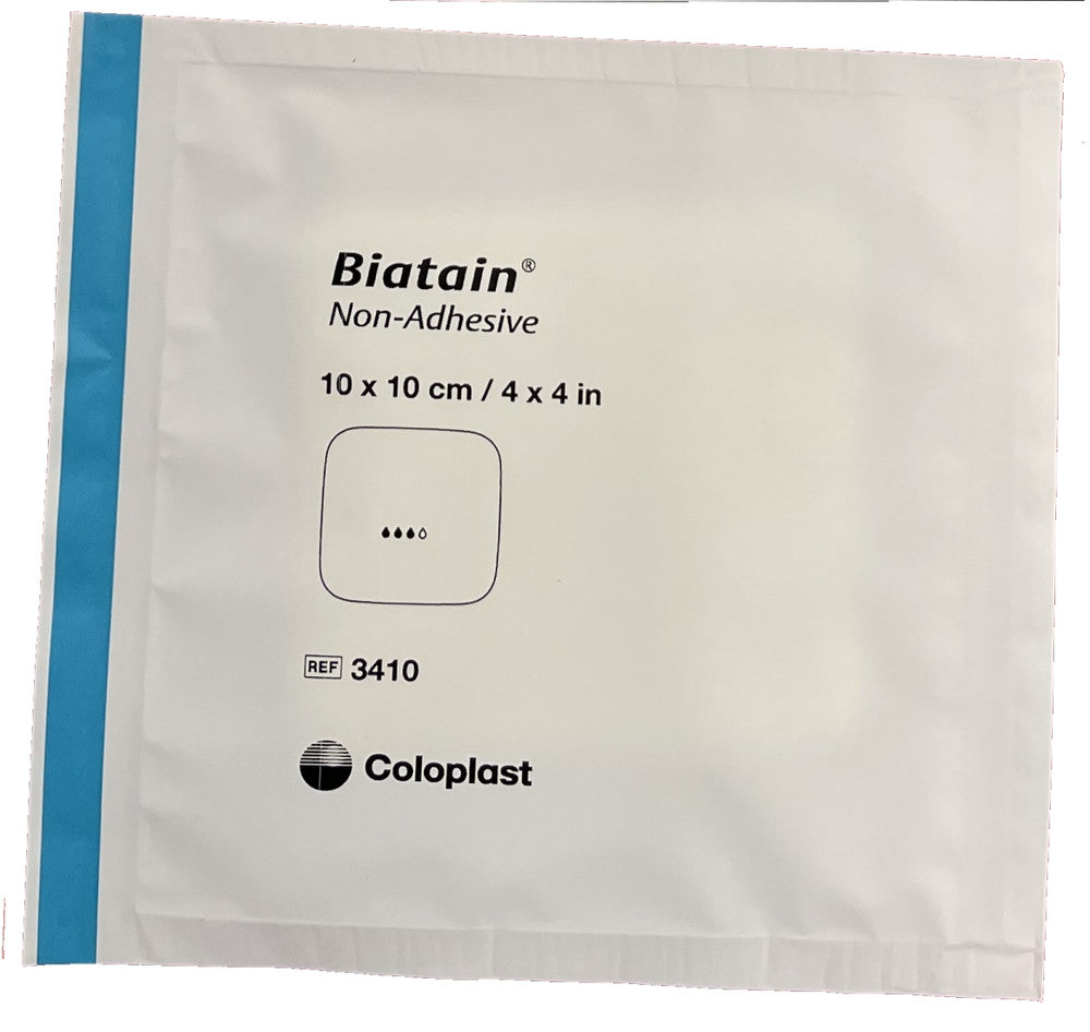  Coloplast Biatain Foam 10Cmx10Cm Non Adhesive 3410