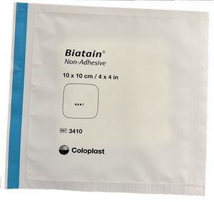 Coloplast Biatain Foam 10Cmx10Cm Non Adhesive 3410