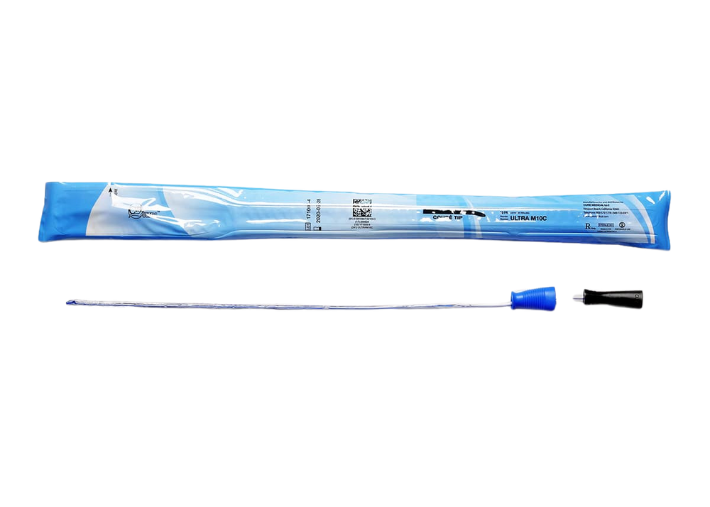 ConvaTec Cure Ultra Catheter Pre Lubricated Coude Tip, Male 16" - All Sizes