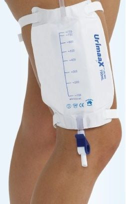 Aaxis Leg Bag UrimaaX 500mL Sterile 30cm Tube Flip Flo