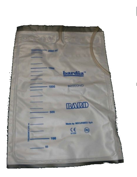 Bard Drain Bag 2000Ml Non Sterile 90Cm Tube Non Drainable