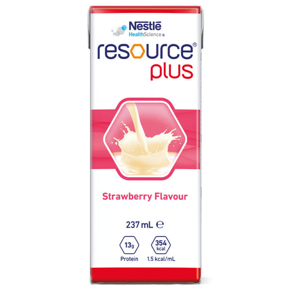 Nestle Resource Plus 237mL Tetra - Vanilla, Chocolate, Strawberry