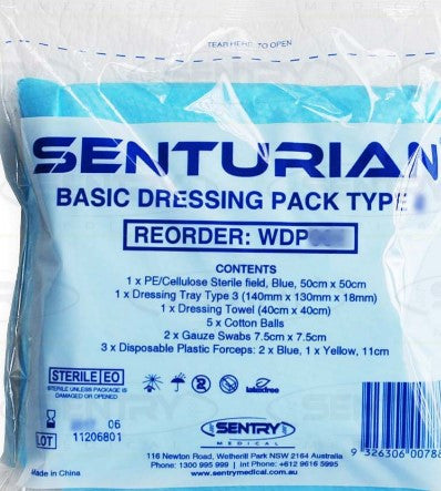 Senturian Basic Dressing Pack Sterile