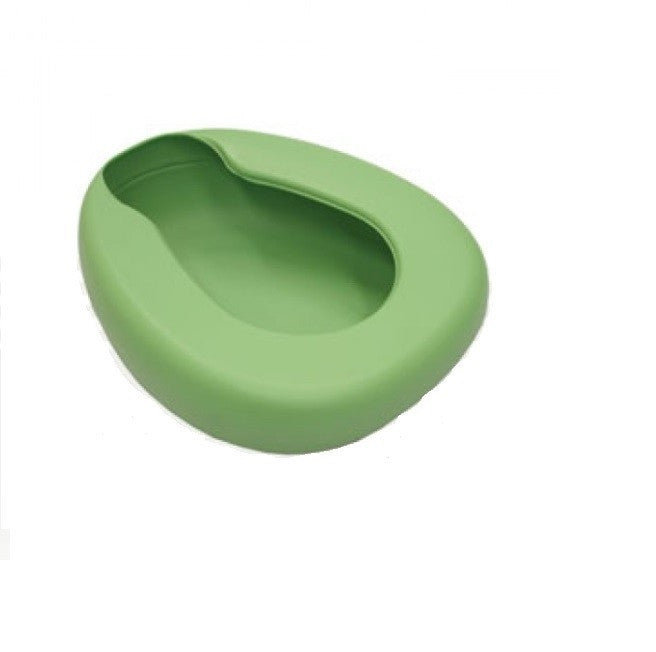 Bed Pan Heavy Duty Plastic Green