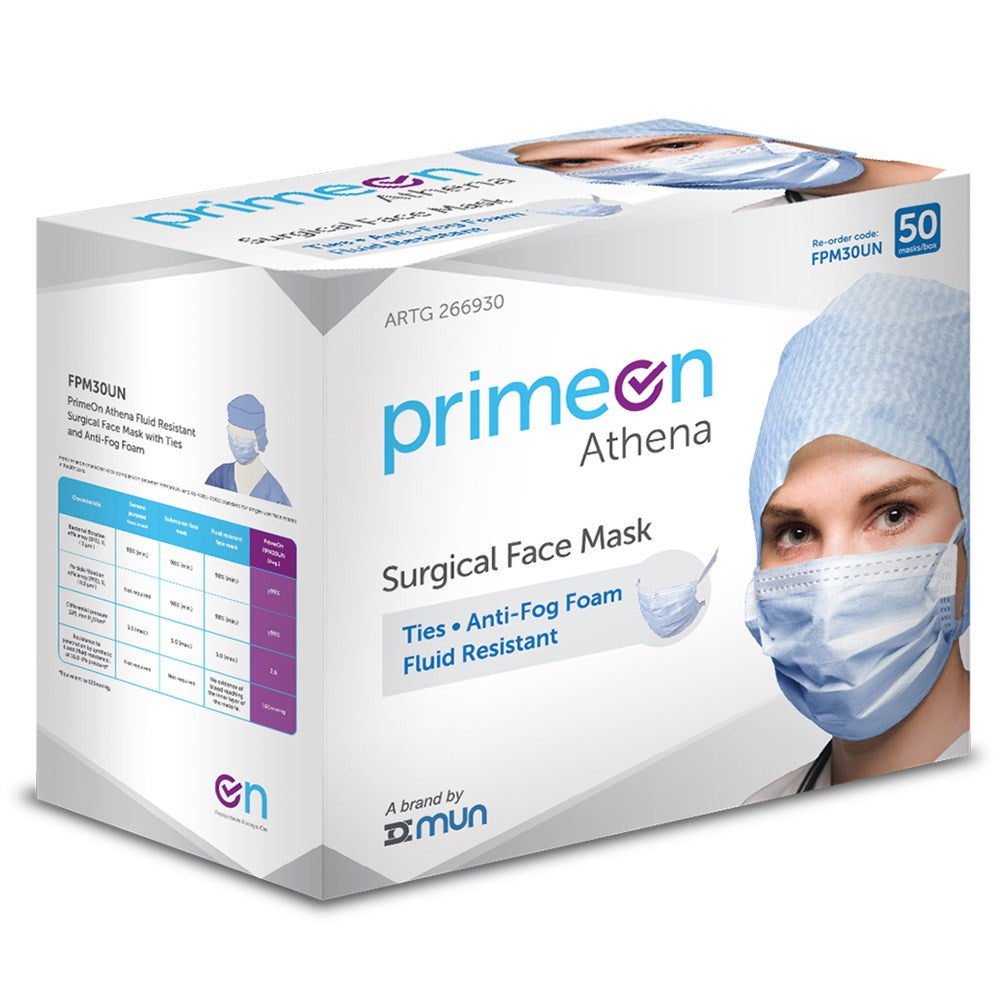 PrimeOn Athena Level 3 Surgical Face Mask - Box of 50