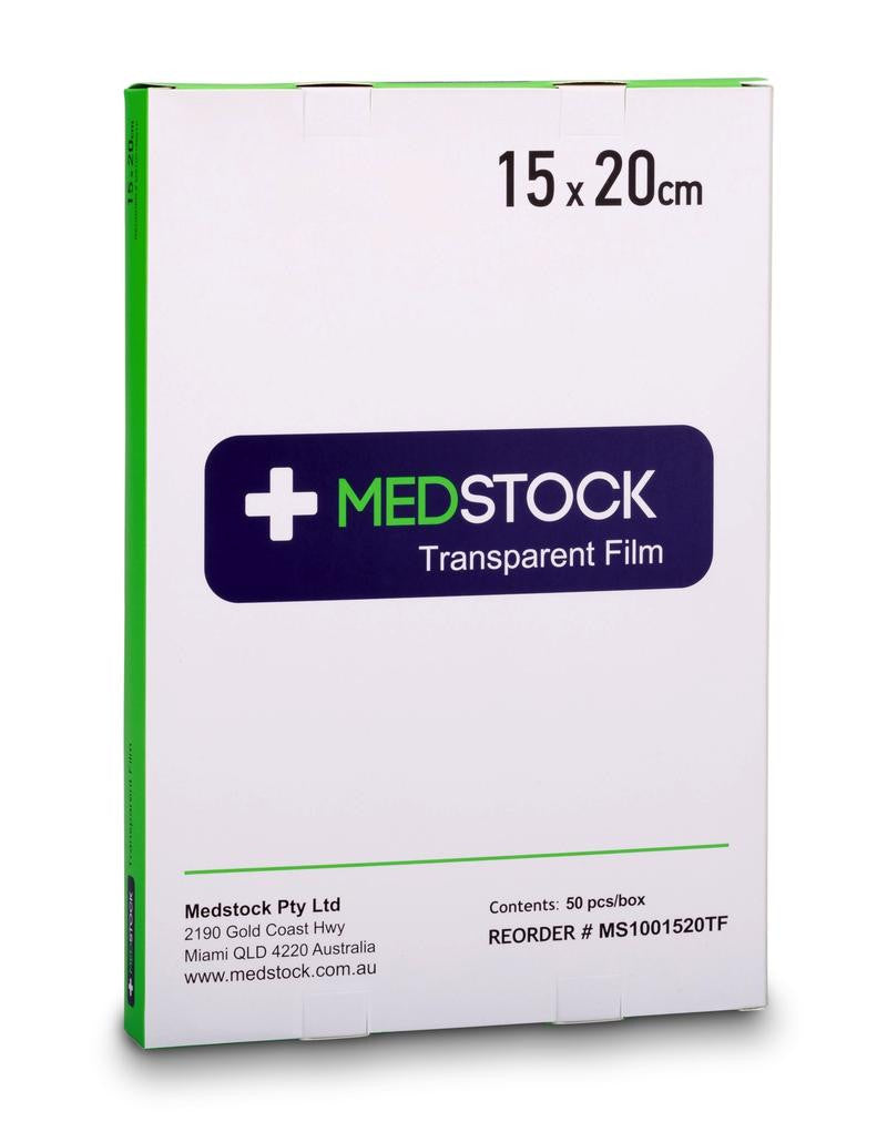 Medstock Transparent Film one box sizes: 6cm / 10cm /