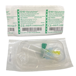 BD Vacutainer Safety-Lok Blood Collection Set 21G x 3/4