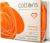 Cottons Maternity Pads 320X80mm 255ml With Wings Pack of 10