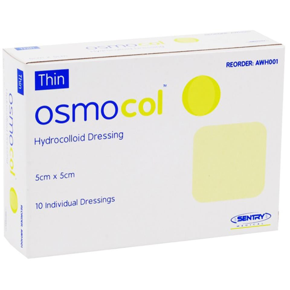 Sentry Osmocol Hydrocolloid Thin Steril Dressing All Sizes