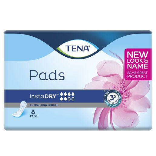 TENA Pads Unisex Instadry Extra Long 377x126mm Unisex 560mL (760946)