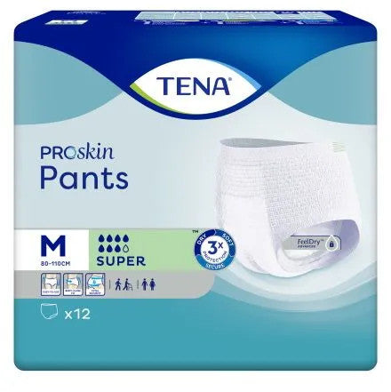 Tena Pants Super Medium Proskin 80 110cm 2010ml, 12pcs/pkt