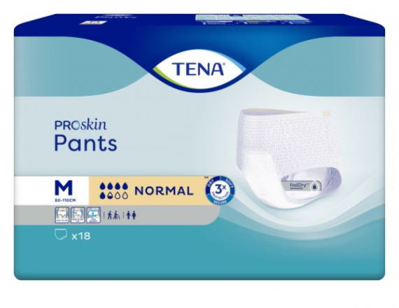 Tena Proskin Pull Up Pants Normal Unisex Medium Waist 80-110cm 660mL (791528)