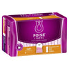 Poise Liners Light 165x64mm Female 25ml 165mm White, 18pc/pkt