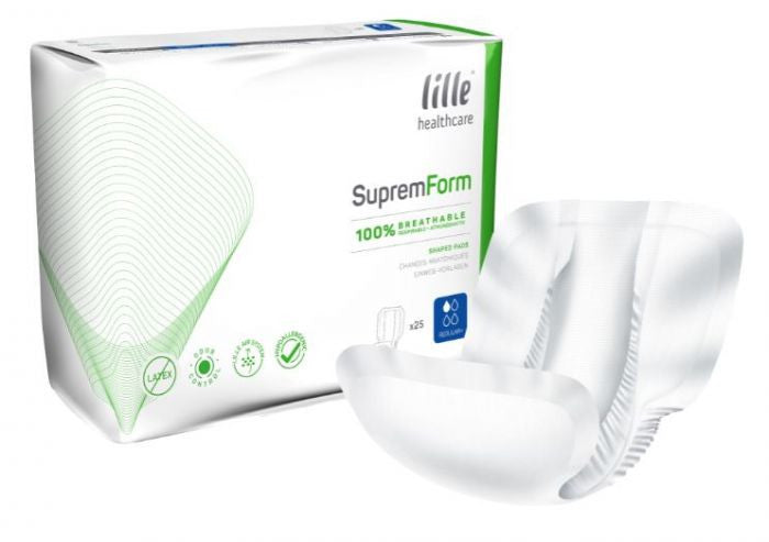 Lille Suprem Form Regular Plus Unisex White Pkt X 25