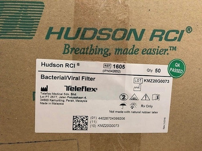 Teleflex Filter Teleflex Hudson Oxygen Bacterial Viral Filter 41605 | Medisa