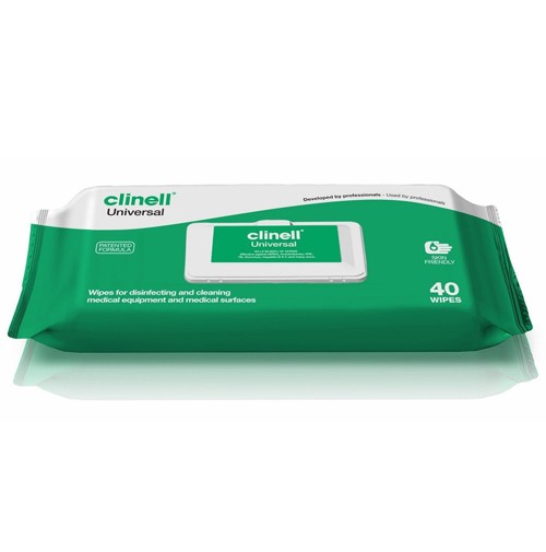 Clinell Universal Sanitising Wipes Range - Bucket/ Tube/ Pack/ Refill Pack/ Spray/ Dispenser