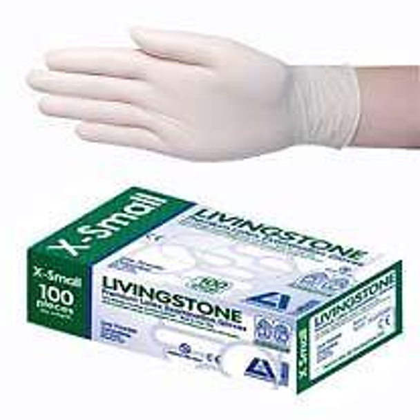 Premium Biodegradable Latex Examination Gloves, AS/NZ, Low Powder, Cream Colour - All Sizes