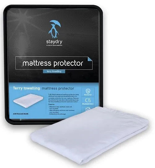 Staydry Mattress Protector Duratherme King Single