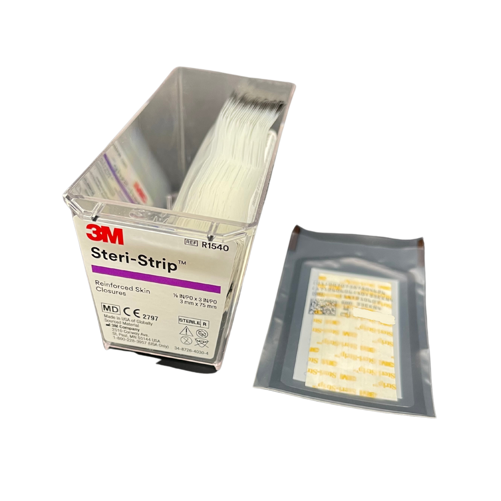 Steri Strips 3mm x 75mm Reinforced Skin R1540 each