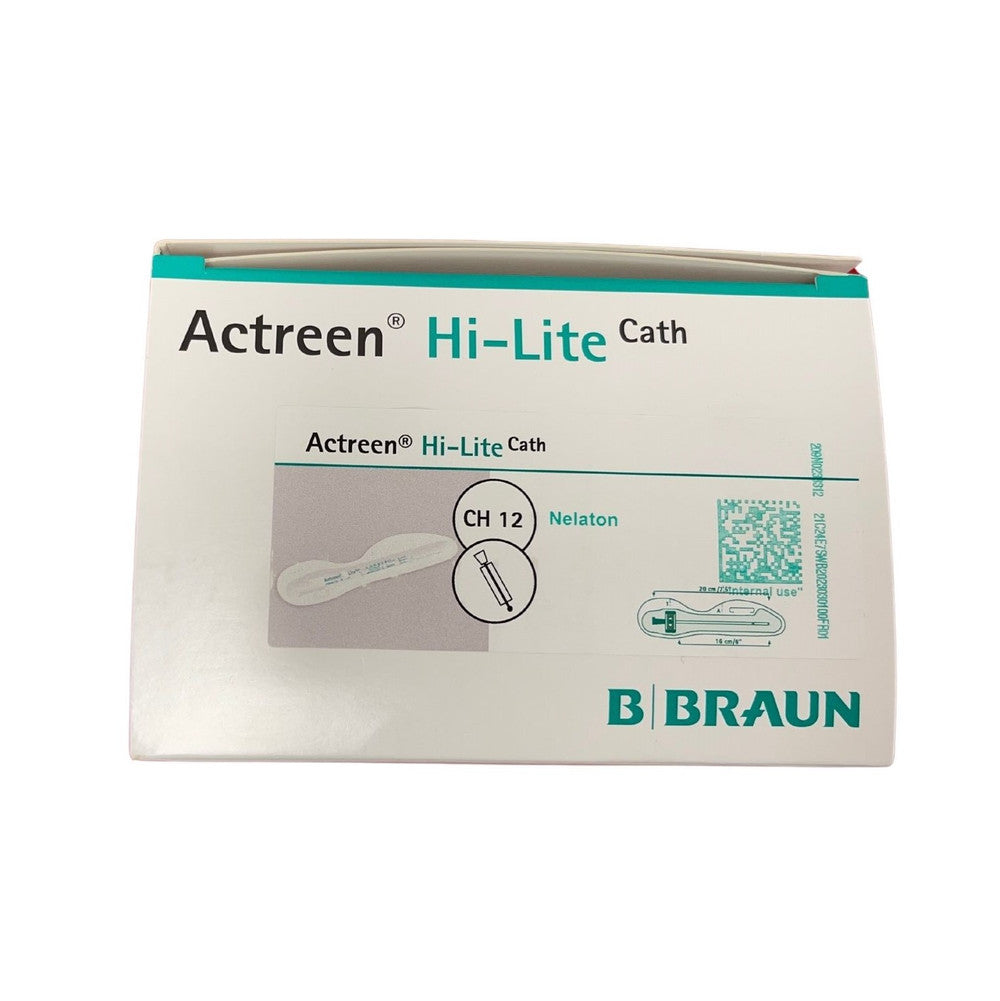 B. Braun Actreen Hi Lite Cath Ch12 Female Nelaton 20Cm