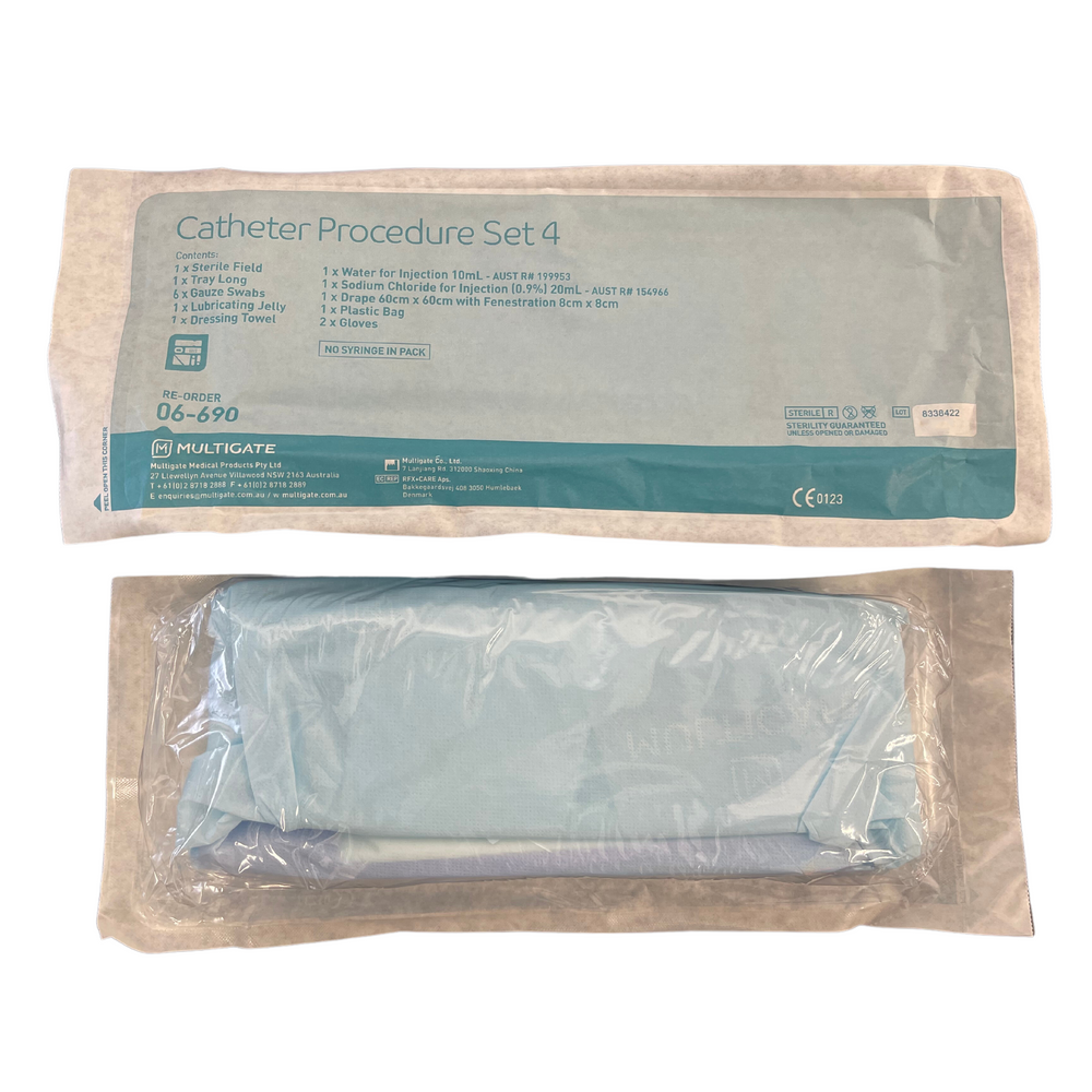 Multigate Catheter Procedure Pack Set 4 - Sterile, Urology (06-690)