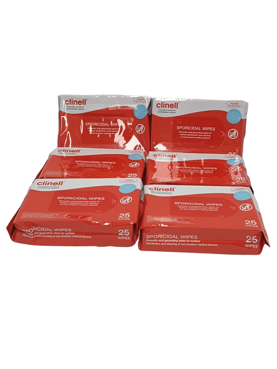 Clinell Sporicidal Wipes CS25 25 wipes/pkt