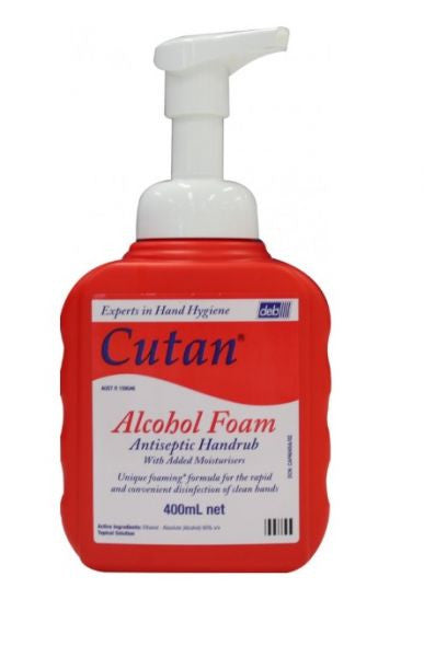 Cutan Alcohol Foam Hand Sanitiser 400Ml Debcaf400Ml 12Pcs