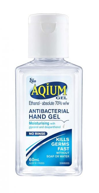 Ego Aqium Antibacterial Hand Gel 60ml