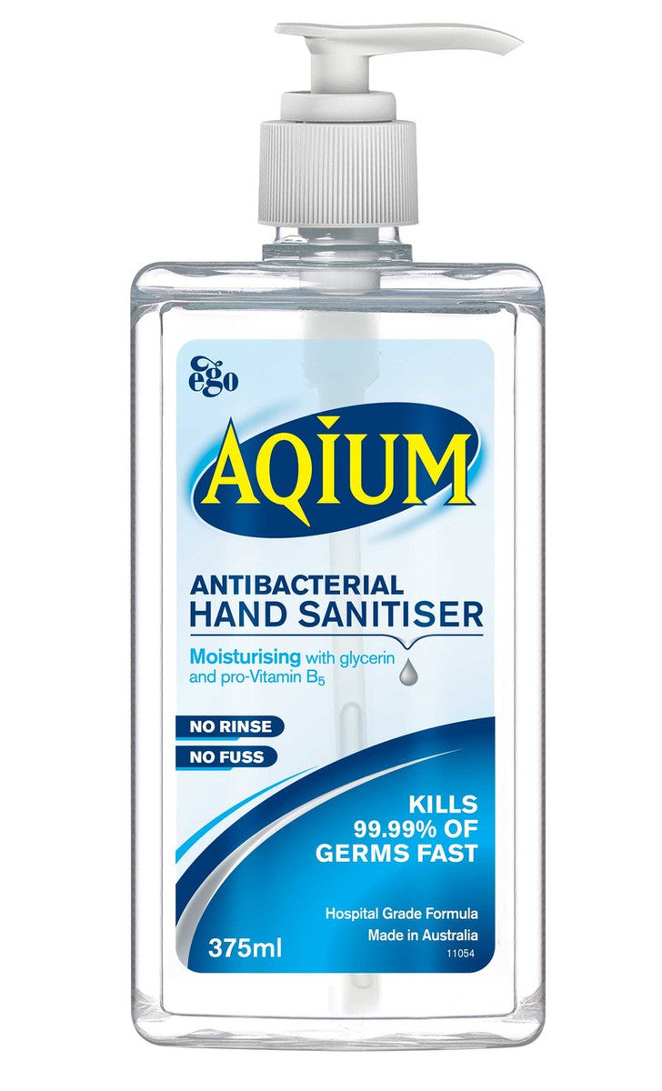 Ego Aqium Hand Sanitiser Aqium Hand Sanitiser 375mL (10751)