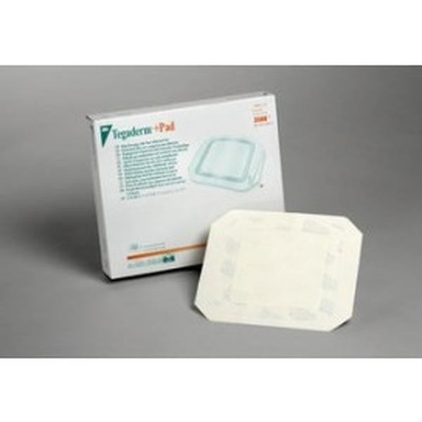 3M Tegaderm + Pad Dressing 9cmx20cm Adhesive Transparent 3590 Each