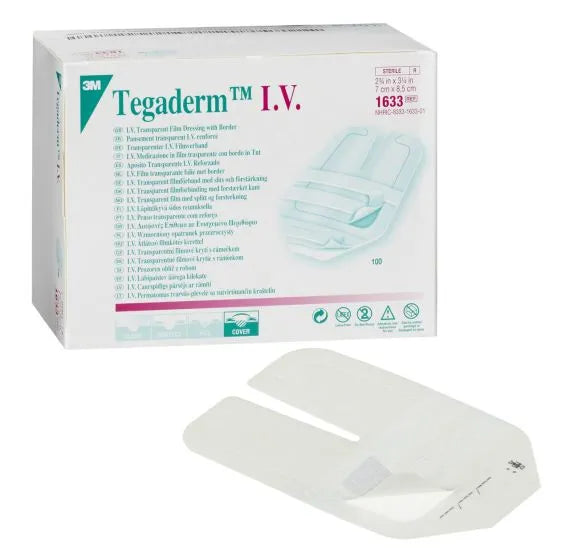 3M Tegaderm I.V. Transparent Film Dressing - All Sizes