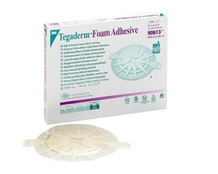 3M Tegaderm Foam Dressing 14Cmx15Cm Adhesive Oval 70200772021 Each