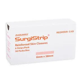 Sentry Asguard Surgistrip Reinforced Skin Closures 6mm x 38mm 6