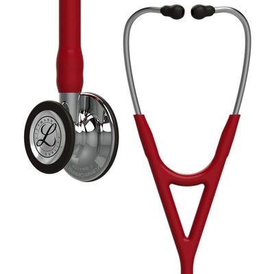 3M Littmann Cardiology IV Diagnostic Stethoscope With High Polish Mirror Finish Chestpiece and Stem and Stainless Headset - All Colors