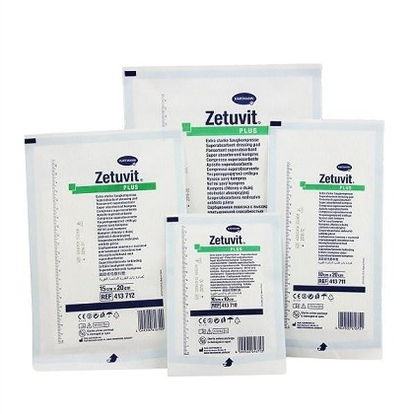 Hartmann Zetuvit Plus Dressing 15cmx20cm (413712) - Box of 10