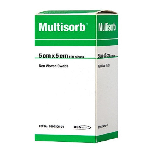 Multisorb Swabs 5Cmx5Cm Non Woven 2*100pcs/pkt